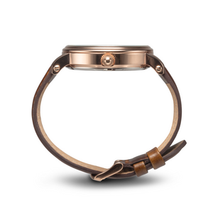 Genuine Leather Premium Luxury Watch (brown) - Boss A Trillion Luxurious Brand & Store