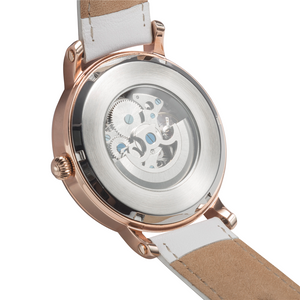 Genuine Leather Premium Luxury Watch (white) - Boss A Trillion Brand Store