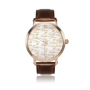 Genuine Leather Premium Luxury Watch (brown) - Boss A Trillion Luxurious Brand & Store