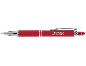 Limited edition soft touch diamond grip point pen by Boss A Trillion - Boss A Trillion Luxurious Brand & Store