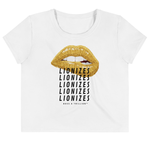 Lionize women Crop Tee -li·on·ize - Boss A Trillion Luxurious Brand & Store