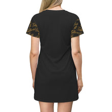 Load image into Gallery viewer, All Over Luxury T-Shirt Dress - Boss A Trillion Brand Store
