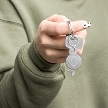 Load image into Gallery viewer, Diamond Hands Key chain Engraved pet ID tag - Boss A Trillion Luxurious Brand &amp; Store
