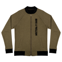 Load image into Gallery viewer, Military Green Bomber Jacket - Boss A Trillion Brand Store
