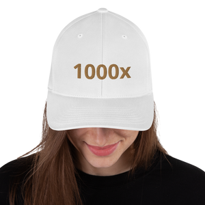 1000 Times fitted hat closed back (1000x) - Boss A Trillion Brand Store