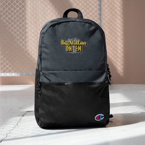 Embroidered Champion Backpack Bossatrillion on 'em - Boss A Trillion Brand Store
