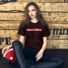Load image into Gallery viewer, Short-Sleeve Retro T-Shirt - Boss A Trillion Brand Store
