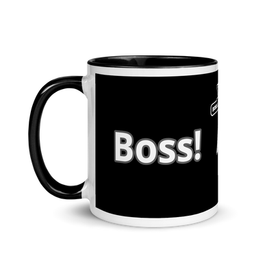 Home or Office Boss A Trillion Signature Mug with Color Inside - Boss A Trillion Brand Store