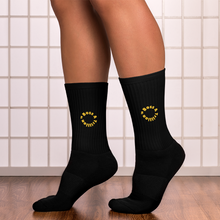Load image into Gallery viewer, Luxurious Socks trademarked circle logo - Boss A Trillion Brand Store
