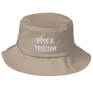 Charitable Boss Luxury Brand Premium Embroidered Old School Bucket Hat - Boss A Trillion Brand Store