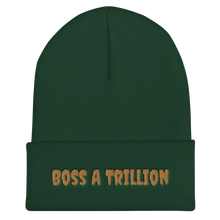 Load image into Gallery viewer, Spooky Rich Cuffed Beanie Gold Embroidery - Boss A Trillion Brand Store
