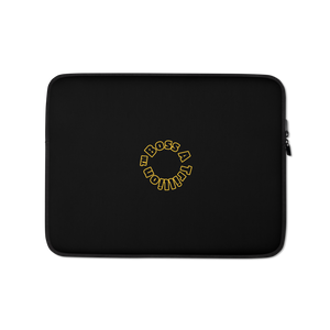 Luxurious Laptop Sleeve trademarked Circle Logo - Boss A Trillion Brand Store