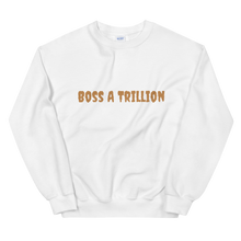 Load image into Gallery viewer, Spooky Rich Sweatshirt Luxury Boss Brand Name in Gold - Boss A Trillion Brand Store
