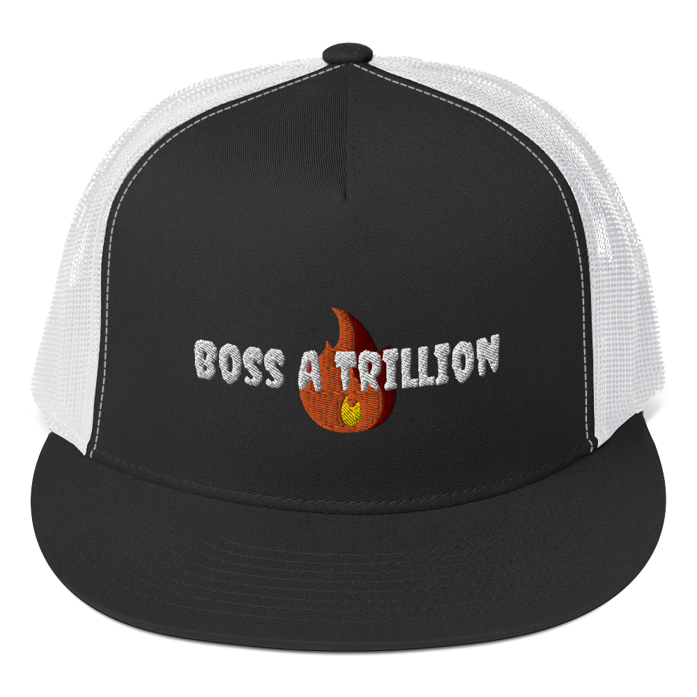 Boss A  Trillion Flame Trucker Cap (CEO) - Boss A Trillion Brand Store