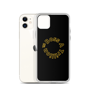 Luxurious iPhone Case Trademark circle logo - Boss A Trillion Brand Store