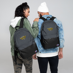 Embroidered Champion Backpack Bossatrillion on 'em - Boss A Trillion Brand Store