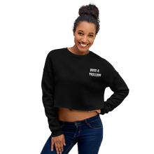 Load image into Gallery viewer, Charitable Boss Luxury Brand Embroidered Crop Women Sweatshirt - Boss A Trillion Brand Store
