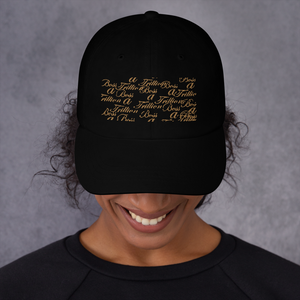 Premium Luxury Dad hat (Black & Gold) - Boss A Trillion Brand Store