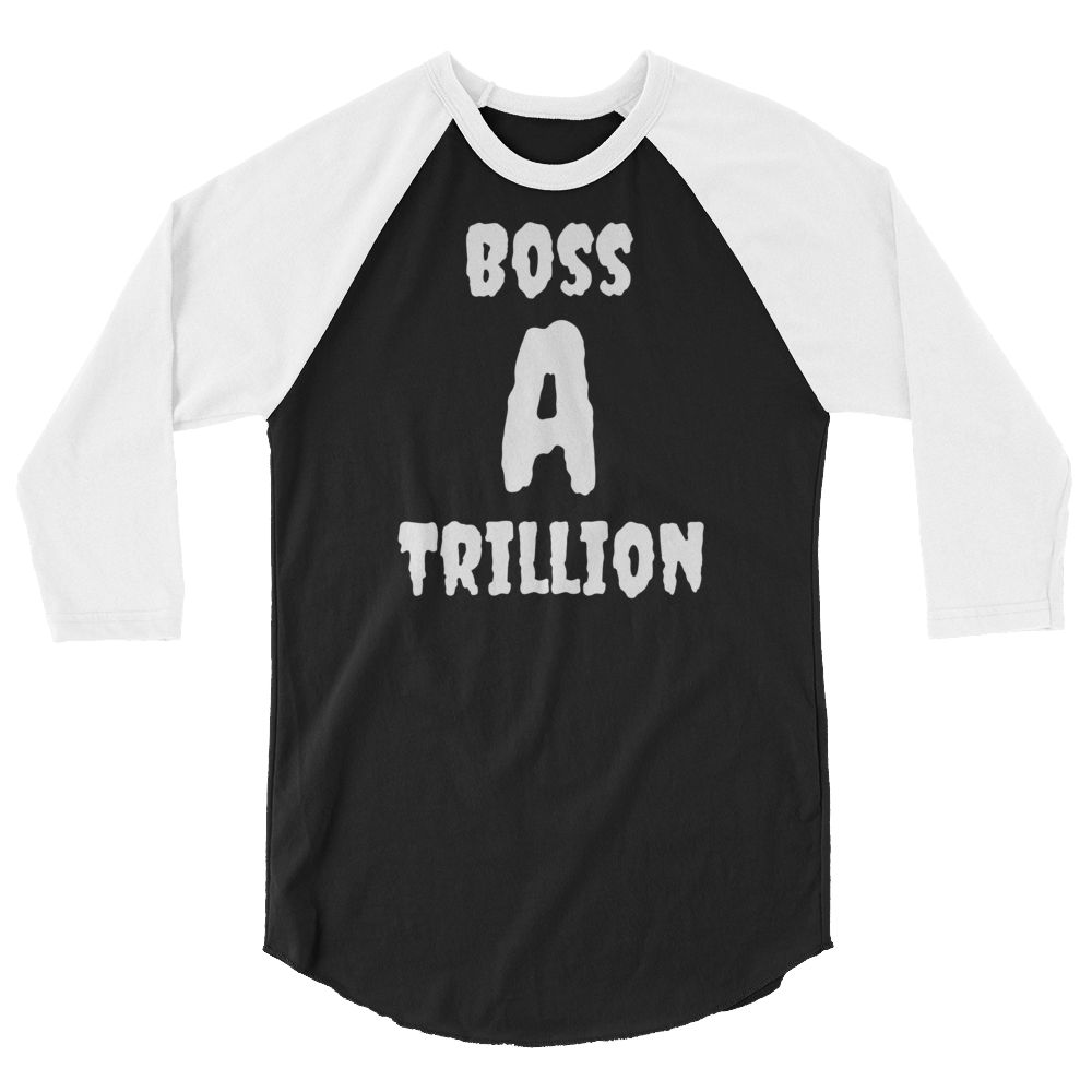 Luxury Rockstar 3/4 sleeve raglan shirt - Boss A Trillion Brand Store