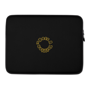 Luxurious Laptop Sleeve trademarked Circle Logo - Boss A Trillion Brand Store