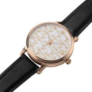 Genuine Leather Premium Luxury Watch (black) - Boss A Trillion Brand Store