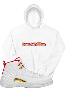 Hoodie Matches Air Jordan Retro 12 Basketball Shoes - Boss A Trillion Brand Store